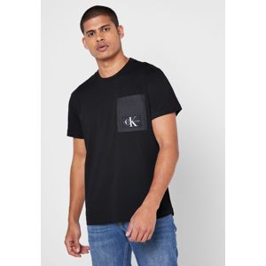 Calvin Klein pánské černé tričko - S (BAE)